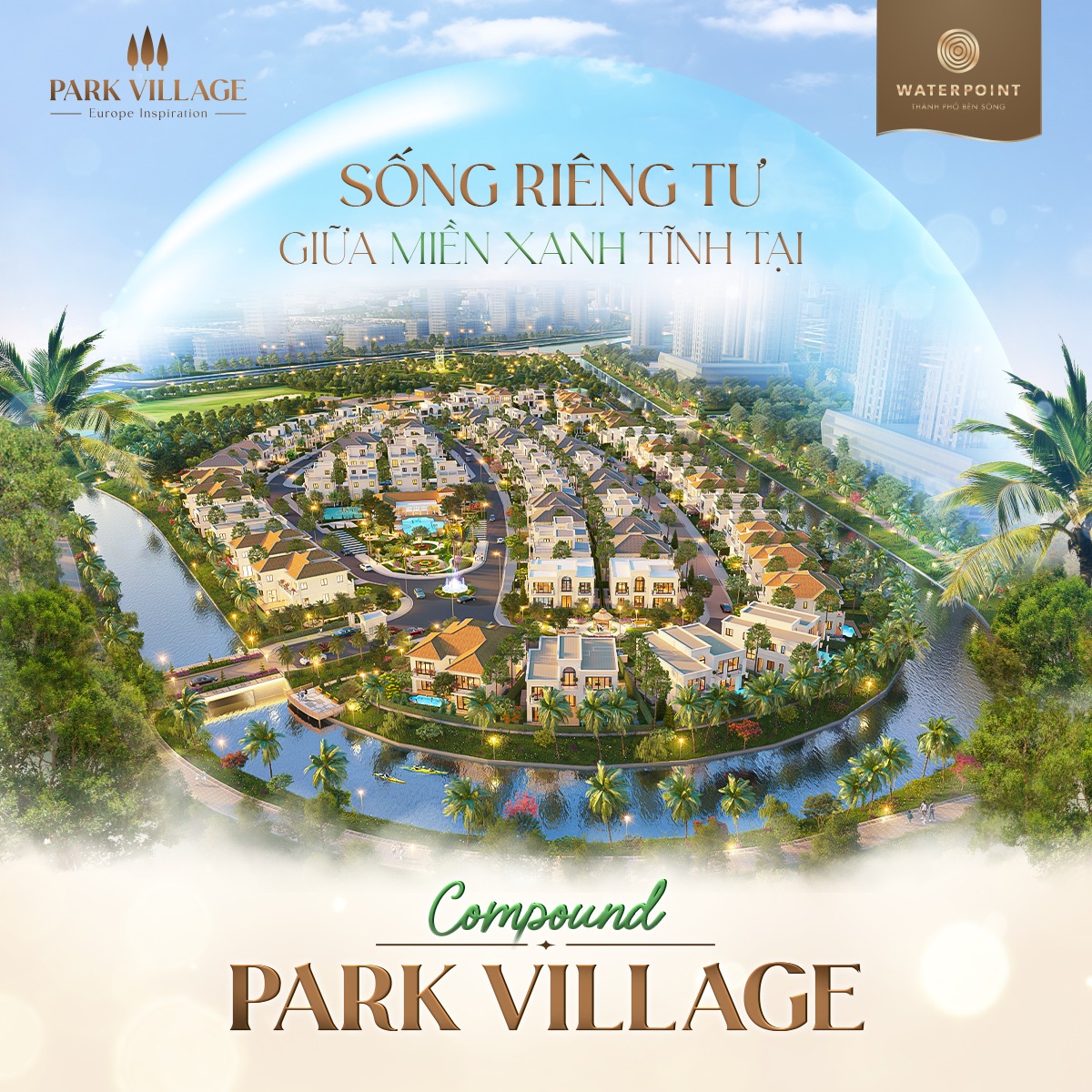 phối canh 3d the park village central park